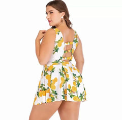 Lemons Plus Size Swimwear Swimsuit