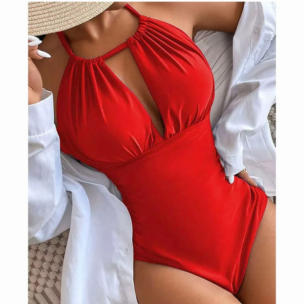 Fiery Red Swimsuit