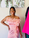 Pink Silky Frances Versatile Occasion Dress