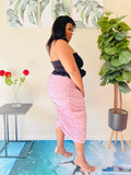 Luxury Mackenzie Ruffled Plus Size Panelled Women Skirt