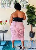 Luxury Mackenzie Ruffled Plus Size Panelled Women Skirt