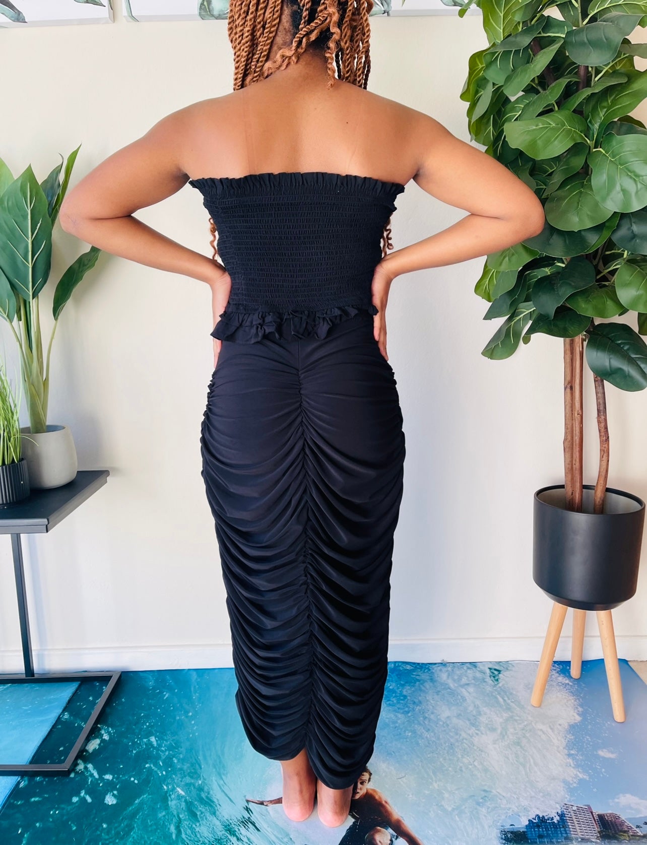 Luxury Mackenzie Ruffled Plus Size Panelled Women Skirt