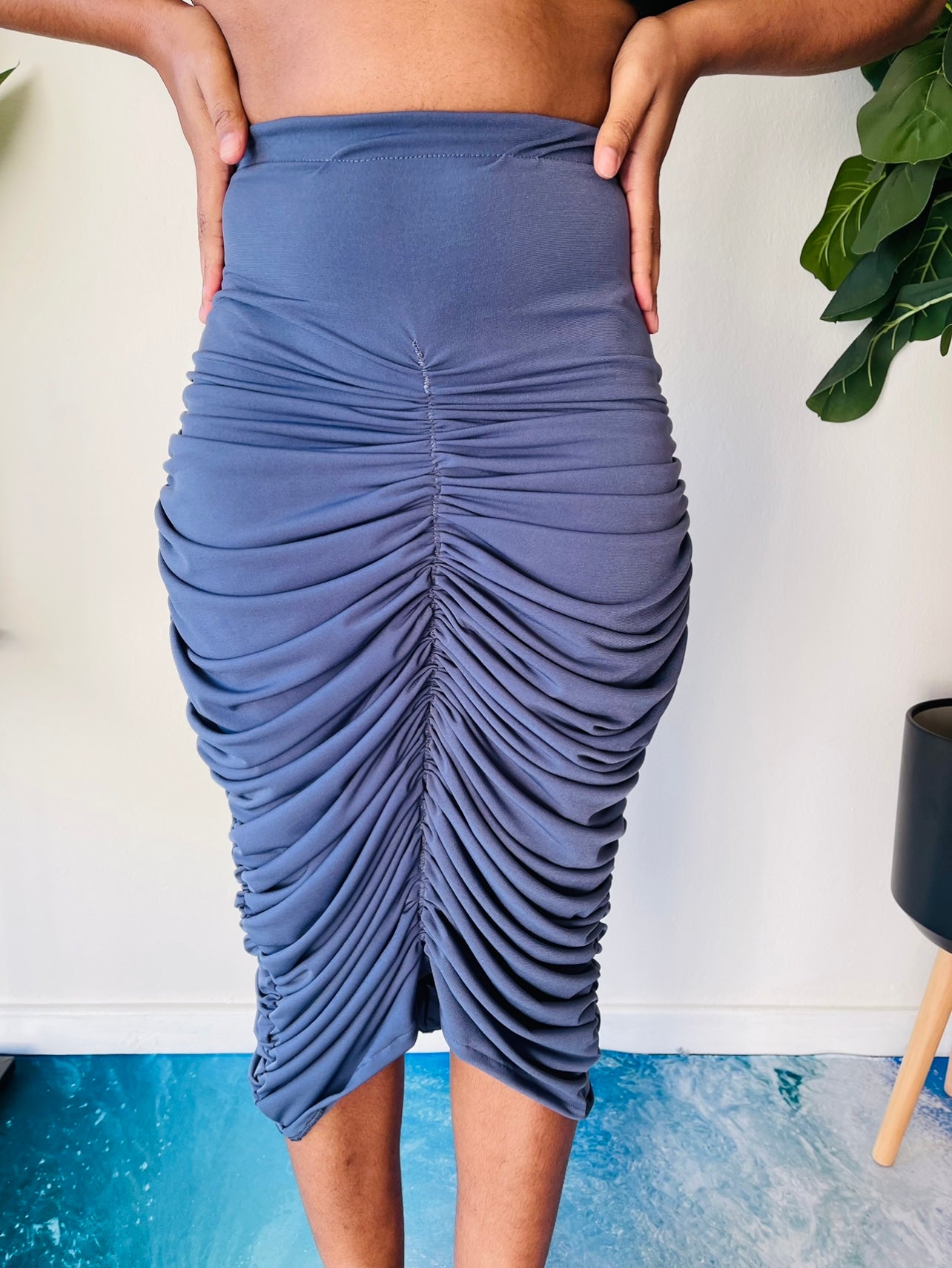 Luxury Mackenzie Ruffled Plus Size Panelled Women Skirt