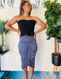 Luxury Mackenzie Ruffled Plus Size Panelled Women Skirt