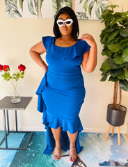 Heart me Ruffles High Quality Plus Size Dress