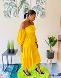 Yellow Mellow Summer Dress