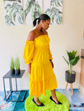 Yellow Mellow Summer Dress