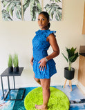 Greta Blue Mini Dress