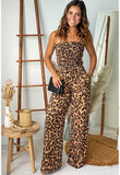 Jessica Leopard Jumpsuit for Women