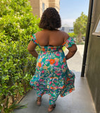 Macy Summer Floral All Size Plus Size Gorgeous Dress