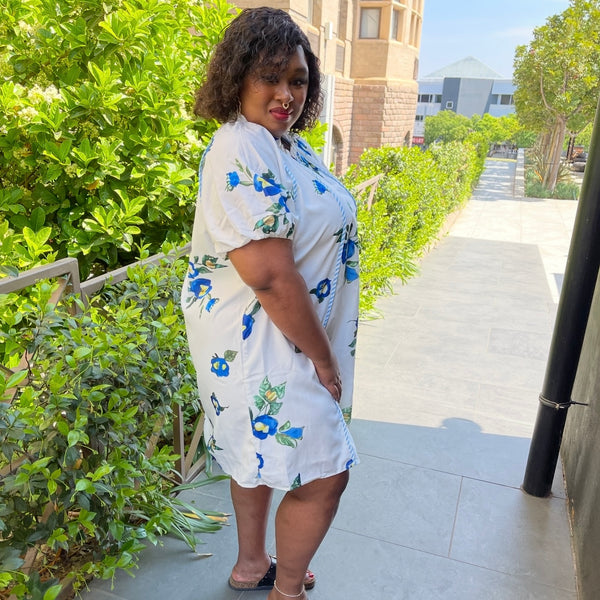 Malia Summer Floral Plus Size Dress for Women