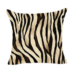 Ian Animal Print Plush Luxury Continental Scatter Cushion Covers 60cm by 60cm
