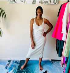 Eliza Gorgeous Ribbed Winter Dress for women