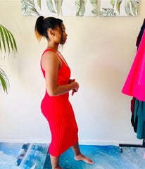 Eliza Gorgeous Ribbed Winter Dress for women