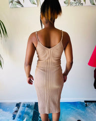 Eliza Gorgeous Ribbed Winter Dress for women