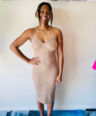 Eliza Gorgeous Ribbed Winter Dress for women