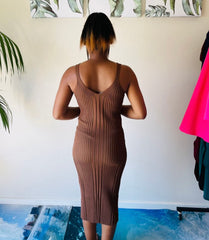 Eliza Gorgeous Ribbed Winter Dress for women