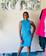 Elena Ribbed Open Sides Winter Dress for women