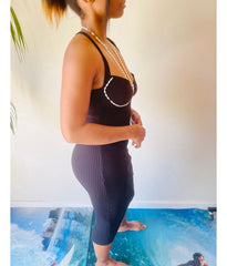 Erica Ribbed Front Pearly Winter Beautiful Dress for women