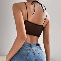 Charlotte Floral Tank Crop Corset Top Bustier Cami Top