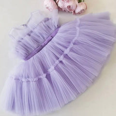 Winona Tulle Ball Gown Party Birthday Wedding Mesh Tutu Dress for children