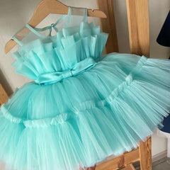 Winona Tulle Ball Gown Party Birthday Wedding Mesh Tutu Dress for children