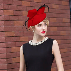 English Cocktail, Party or Wedding Elegant Fedora Hat