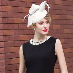 English Cocktail, Party or Wedding Elegant Fedora Hat