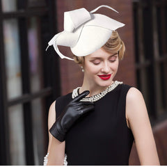 English Cocktail, Party or Wedding Elegant Fedora Hat