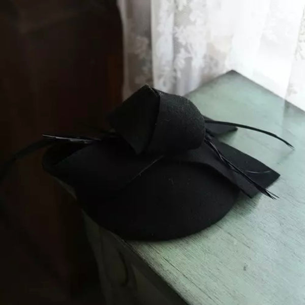 English Cocktail, Party or Wedding Elegant Fedora Hat