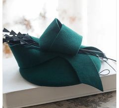 English Cocktail, Party or Wedding Elegant Fedora Hat