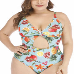 Fruits Mix Plus Size Swimsuit for Women