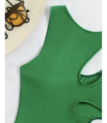 Keep Up Green Swimsuit