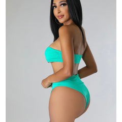 Gabby Buckles Bikini Swimsuit Swimwear Set