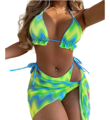 3 piece set Tammy Bikini + Beach Cover Up