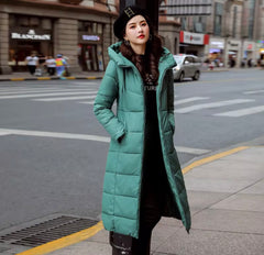 Miss Q Winter Long Bomber Parka Puffer jackets for women