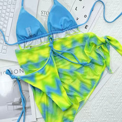 3 piece set Tammy Bikini + Beach Cover Up