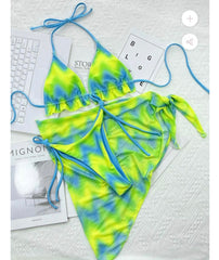 3 piece set Tammy Bikini + Beach Cover Up