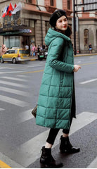 Miss Q Winter Long Bomber Parka Puffer jackets for women