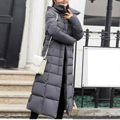 Miss Q Winter Long Bomber Parka Puffer jackets for women