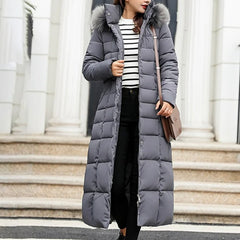 Miss Q Winter Long Bomber Parka Puffer jackets for women