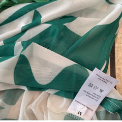 Carina Asymmetrical Green Bikini and Beach Cover Up Set - 3 Piece