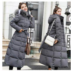 Miss Q Winter Long Bomber Parka Puffer jackets for women