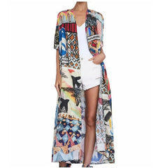 Triangle Kimono Kaftan Swimwear Beach Cover Up