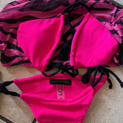 Carla Pop Print Bikini Swimsuit Set Swimwear