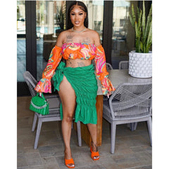 Elasticity Kaftan Skirt Beach Cover Up Swimwear