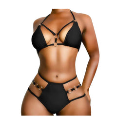 Laila Strings Attached Bikini Swimsuit Swimwear