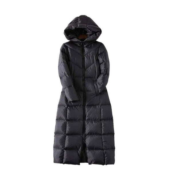 Miss Q Winter Long Bomber Parka Puffer jackets for women