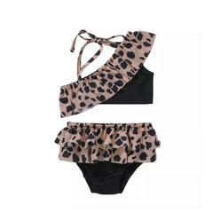 Lepy Print Girls Kids Swimsuit Swimwear