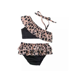 Lepy Print Girls Kids Swimsuit Swimwear